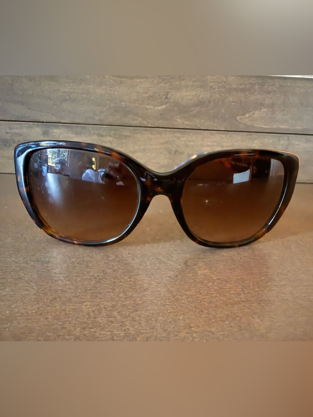 Tory Burch Women's Tortoiseshell Sunglasses with Brown Lenses